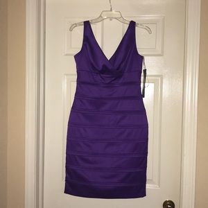 Purple American Living social dress - Size 2